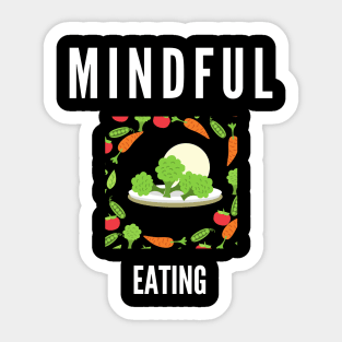 Mindful Eating Sticker